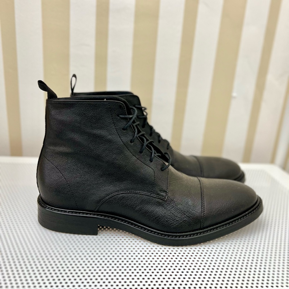 Paul Smith Leather Cap Toe Boots